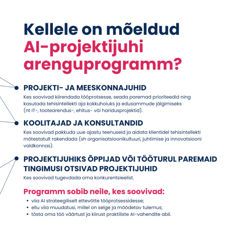 AI-projektijuhi 6-nädalane arenguprogramm (2026) - Image 3